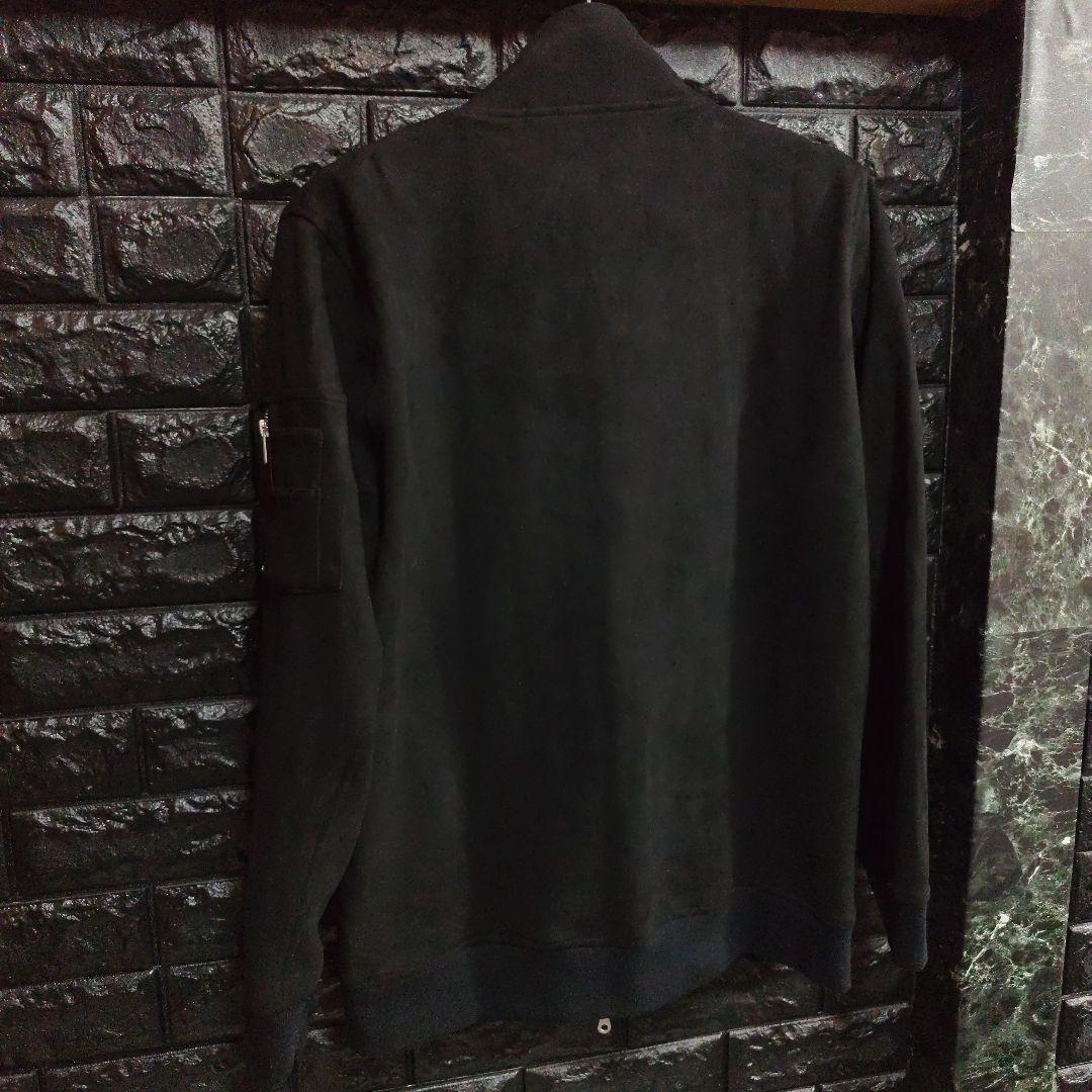 美品　ノーアイディー　フェイクスエード　ジップアップ　ジャケット