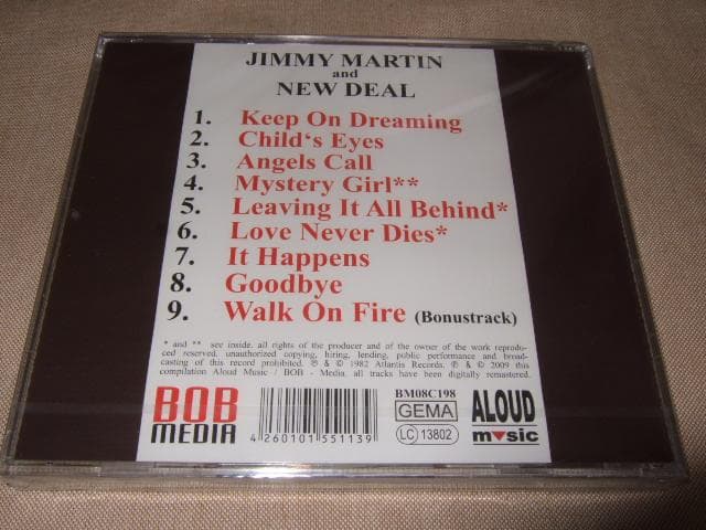 JIMMY MARTIN,新品未開封,AOR,メロハー,ジミー・マーティン