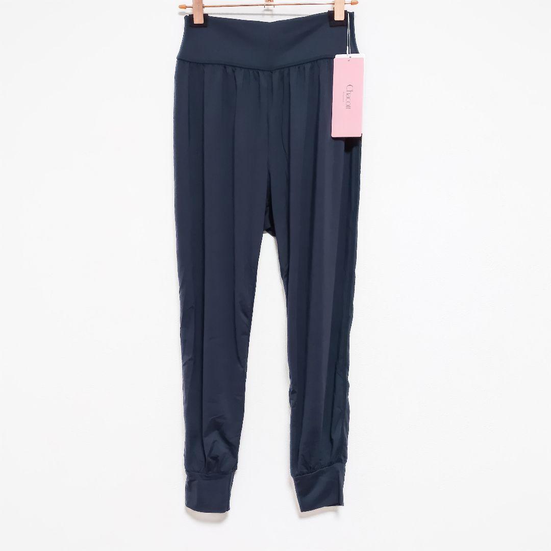 S【未使用】チャコット スキンシリーズ パンツ 紺＊ ヨガウェア バレエ ダンス