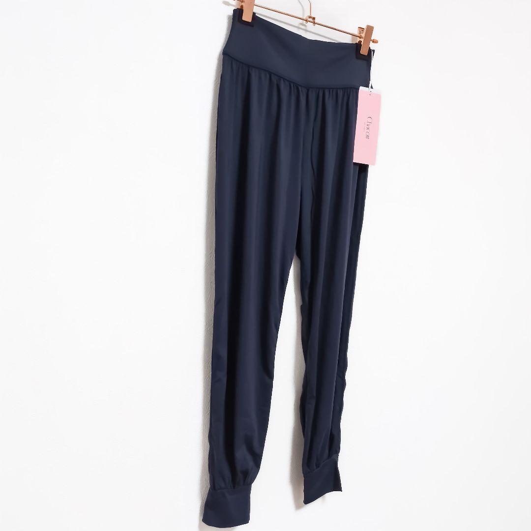 S【未使用】チャコット スキンシリーズ パンツ 紺＊ ヨガウェア バレエ ダンス