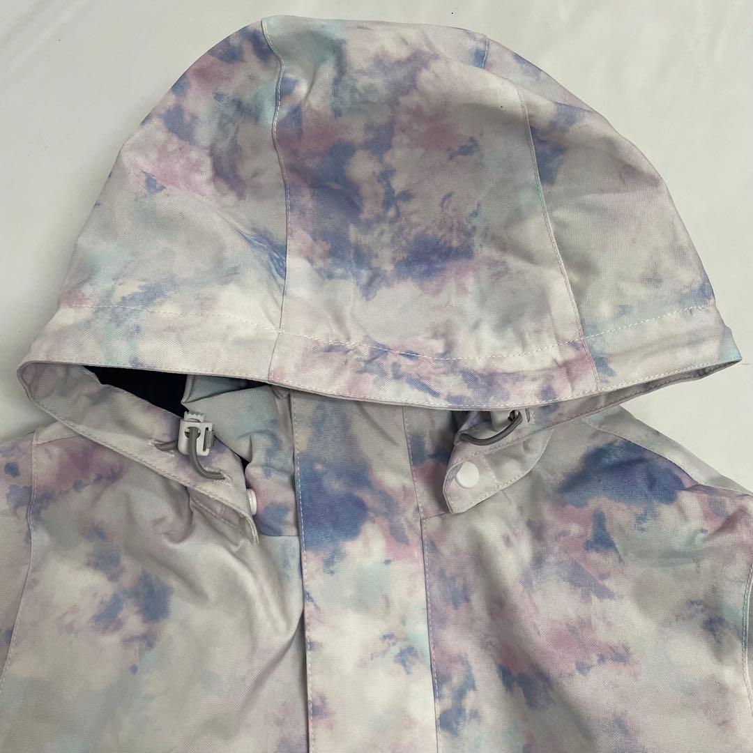 ARBN白×ピンク スキーウェア上下セット 130cm AB33WW1406J②