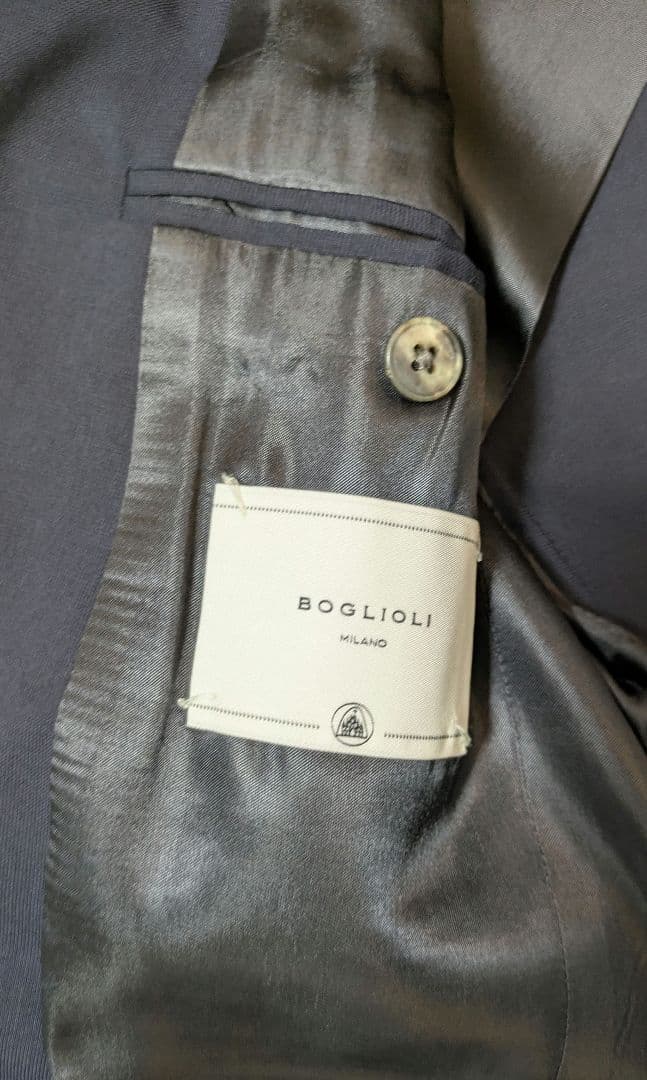 [週末売切セール]BOGLIOLI ボリオリ テーラードジャケット ネイビー