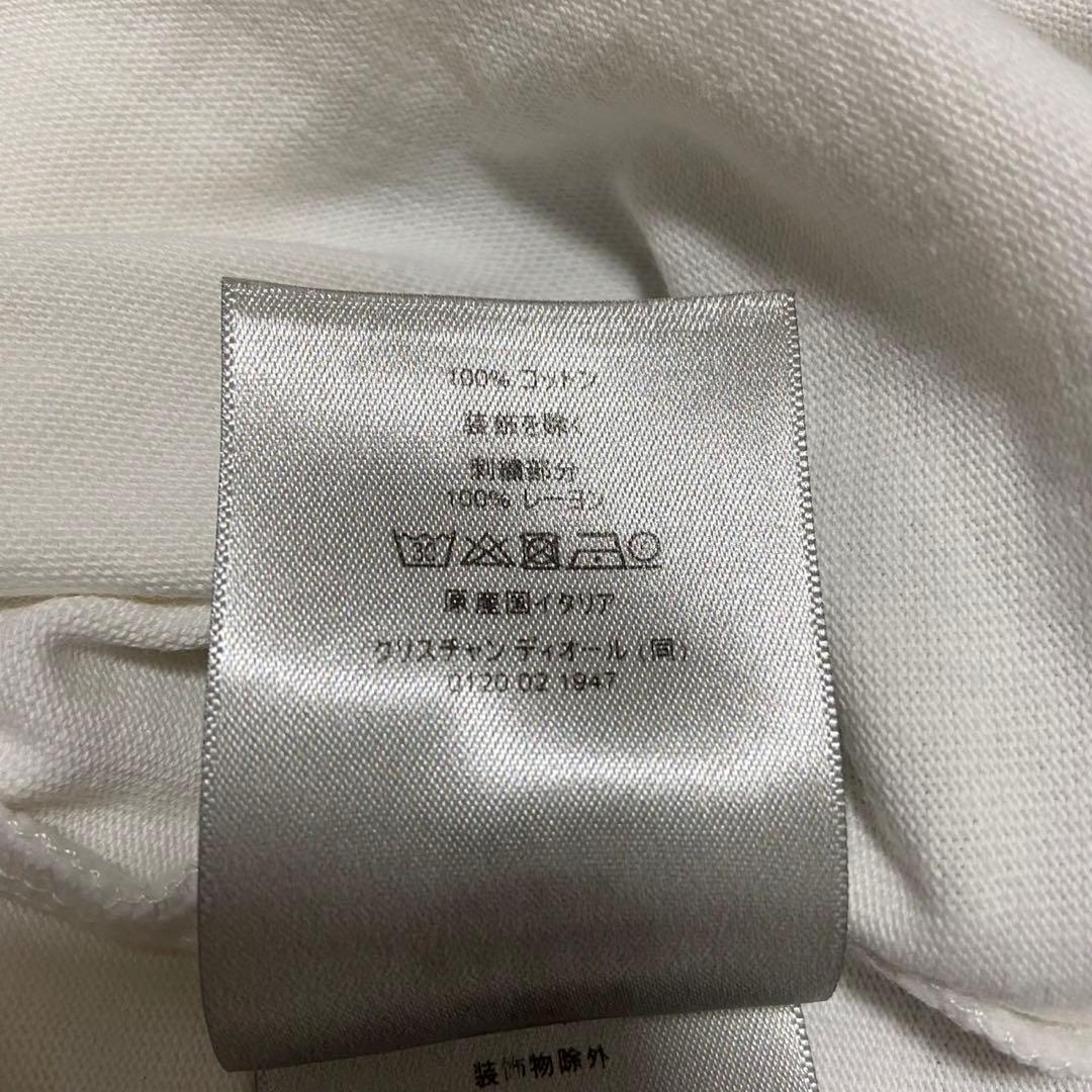 【大人気デザイン】 クリスチャンディオール 刺繍ロゴ 半袖 Tシャツ