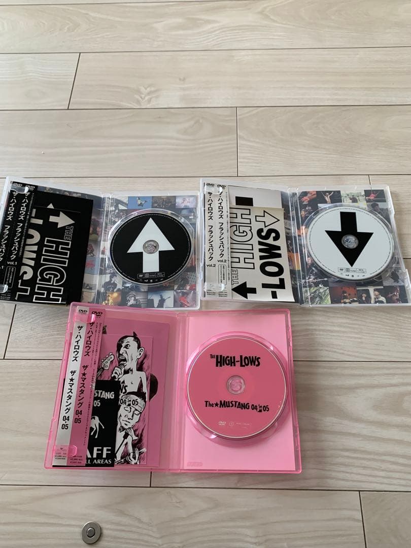 ザハイロウズ　DVD 3本セット　PV集　04-05ライブ盤