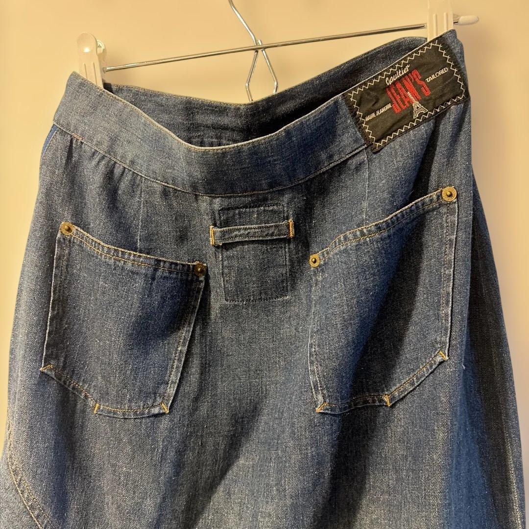美品　Jean Paul Gaultier ロング マキシ デニム スカート