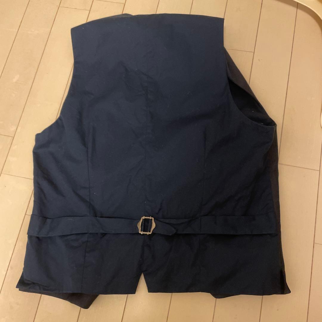 m*a様 ラルディーニ　lardini ベスト　ジレ　46 ネイビー