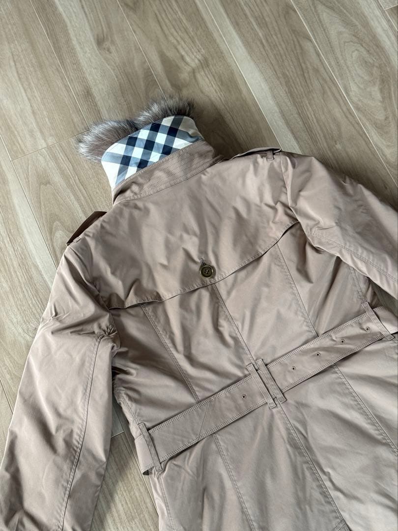 美品★バーバリーロンドン 5way トレンチコート ダウンライナー ファー付き