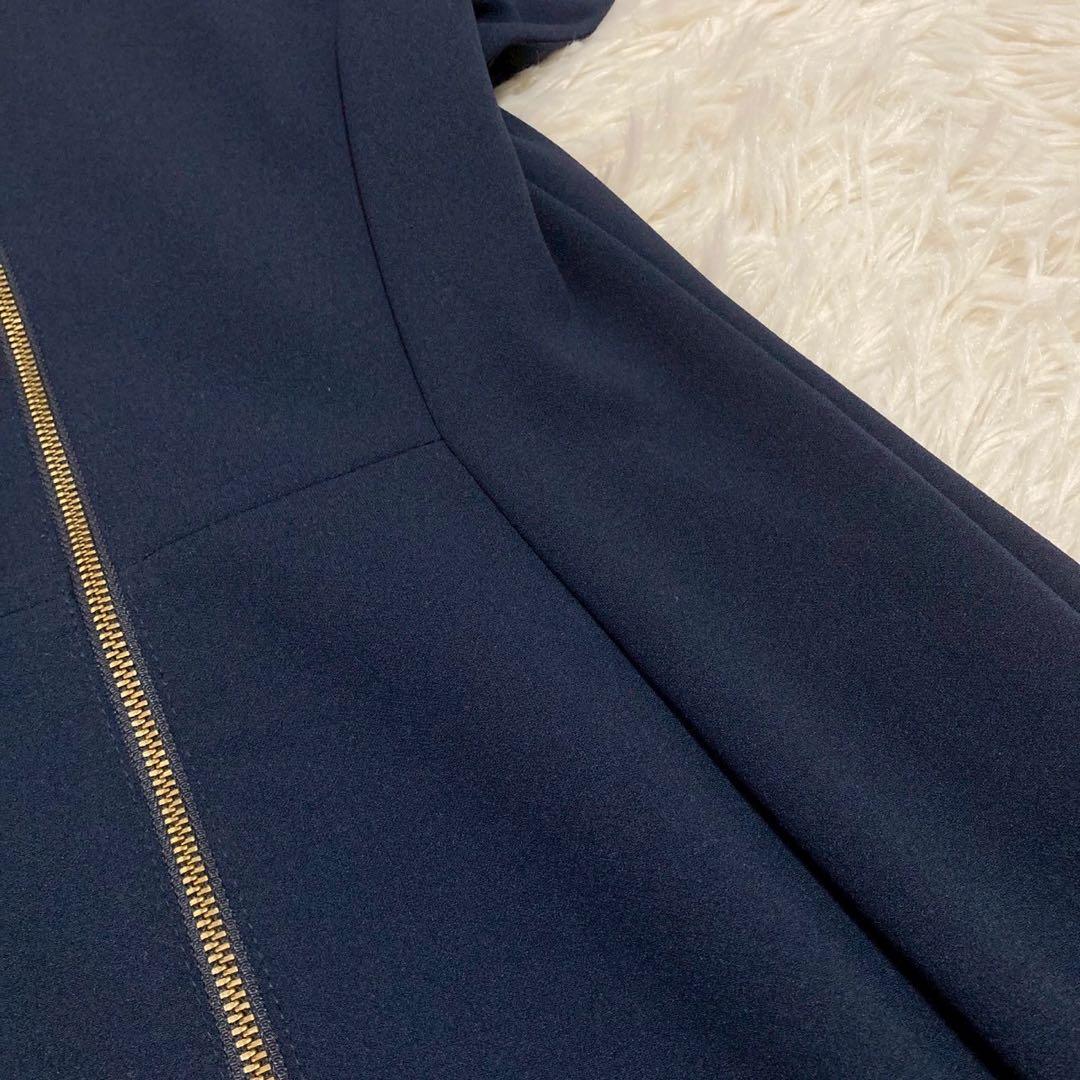 《美品》   ワンピース ネイビー 2 お呼ばれ 上品