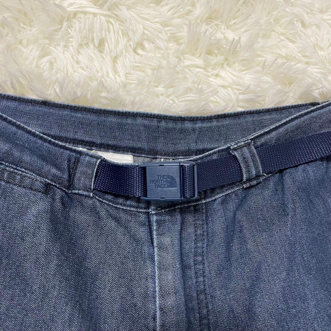 ザノースフェイス パープルレーベル デニムフィールドパンツ　ワイドパンツ