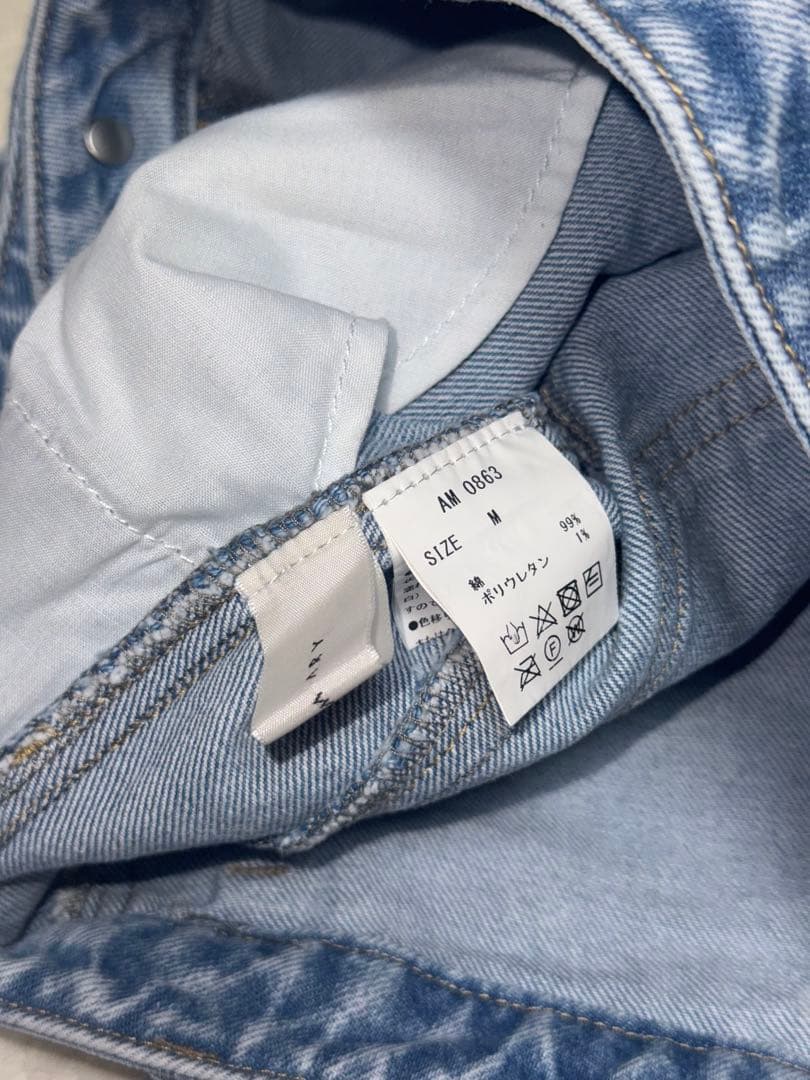 andmary ribbon hip denim アンドマリー(M)