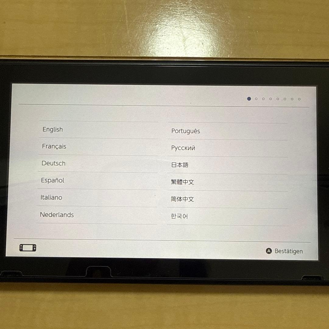 Nintendo Switch 本体 青/赤 付属品完備