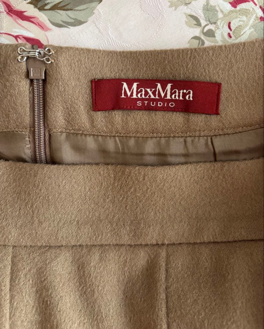 Max Mara スカート　キャメル　wool