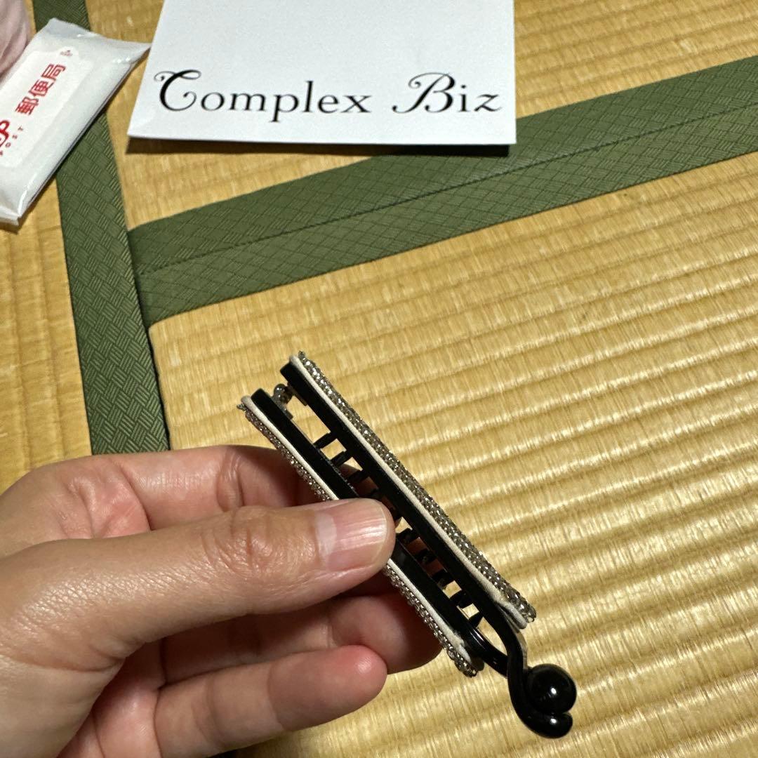 Complex Biz 　バナナクリップ　クリスタルメッシュ　レア　完売品