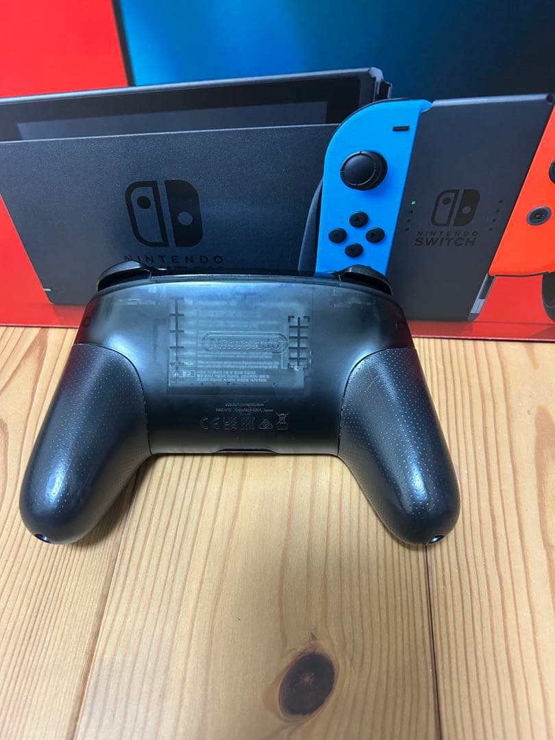 Nintendo Switch 本体 プロコントローラー、SD‎カード付き