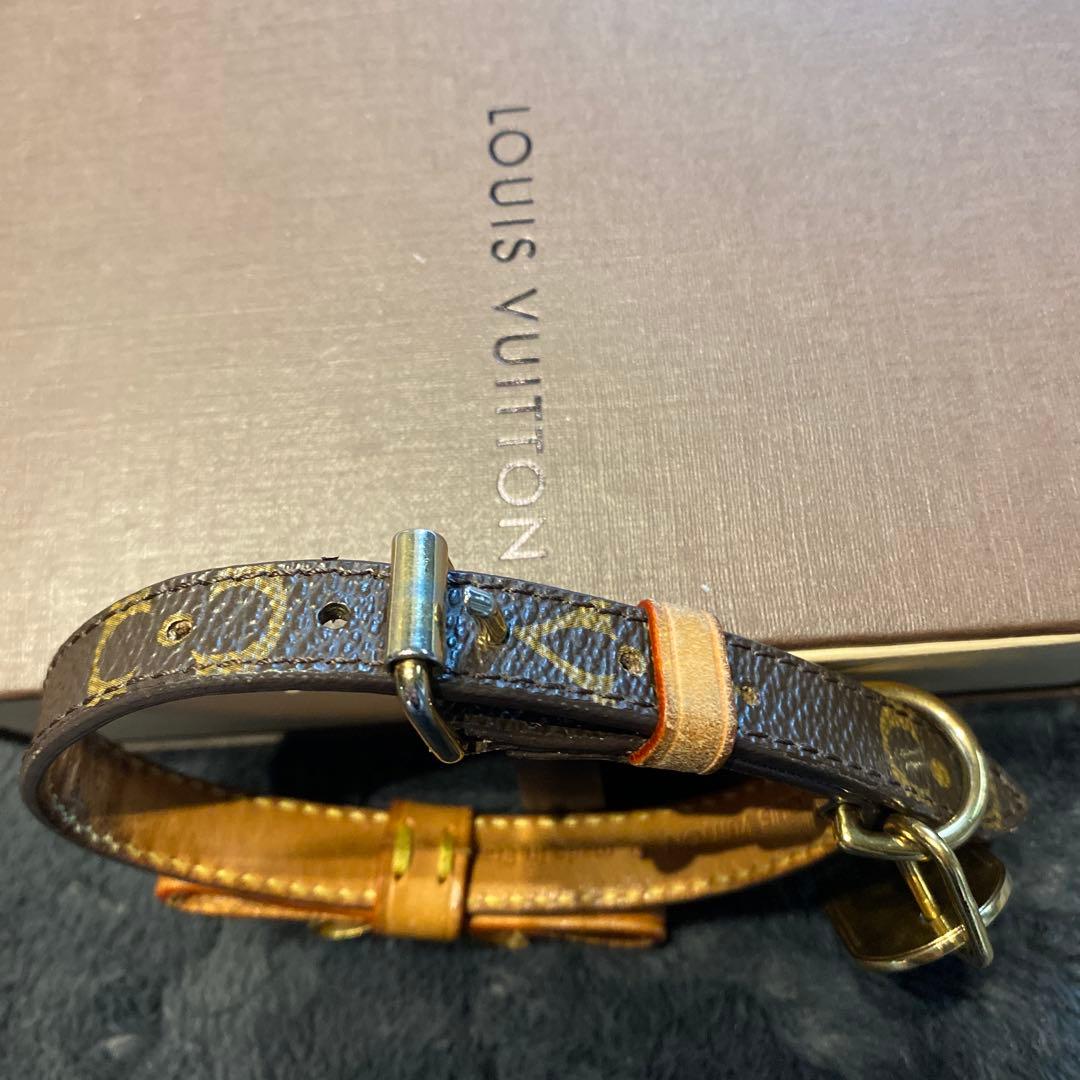 LOUIS VUITTON ルイヴィトンモノグラム 小型犬用首輪