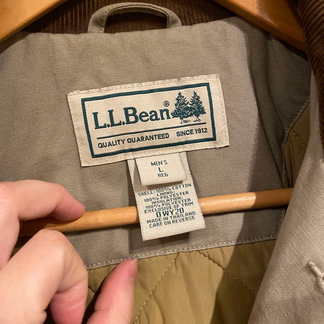 L.L.Bean メンズ 中綿 フィールドジャケット カバーオール L