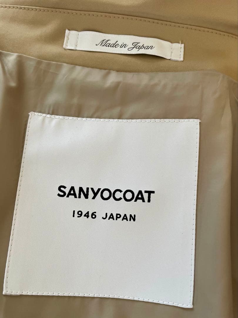 【SANYO】アンブレラコート 撥水/UV対応ショートバルマカーンコート日本製