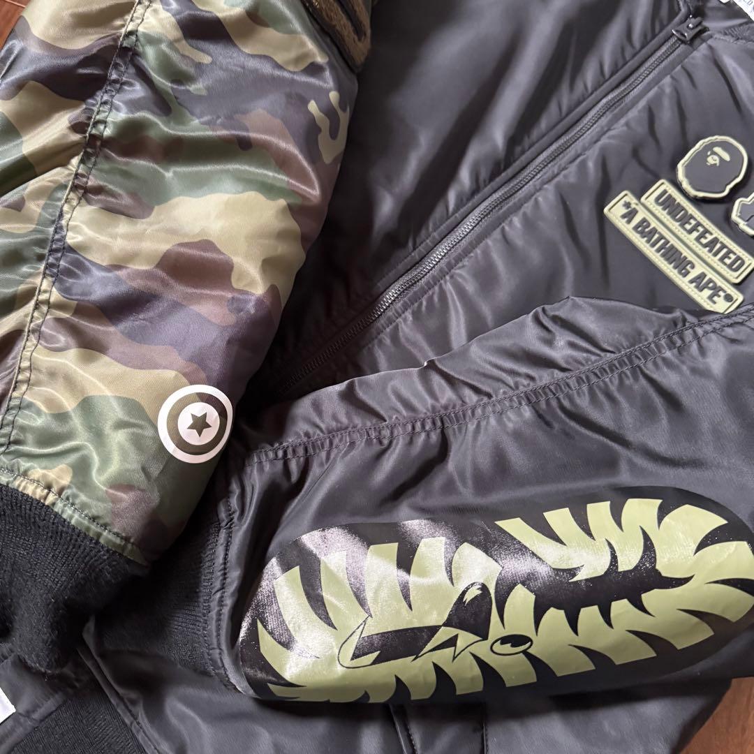 BAPE × undefeated MA-1 迷彩