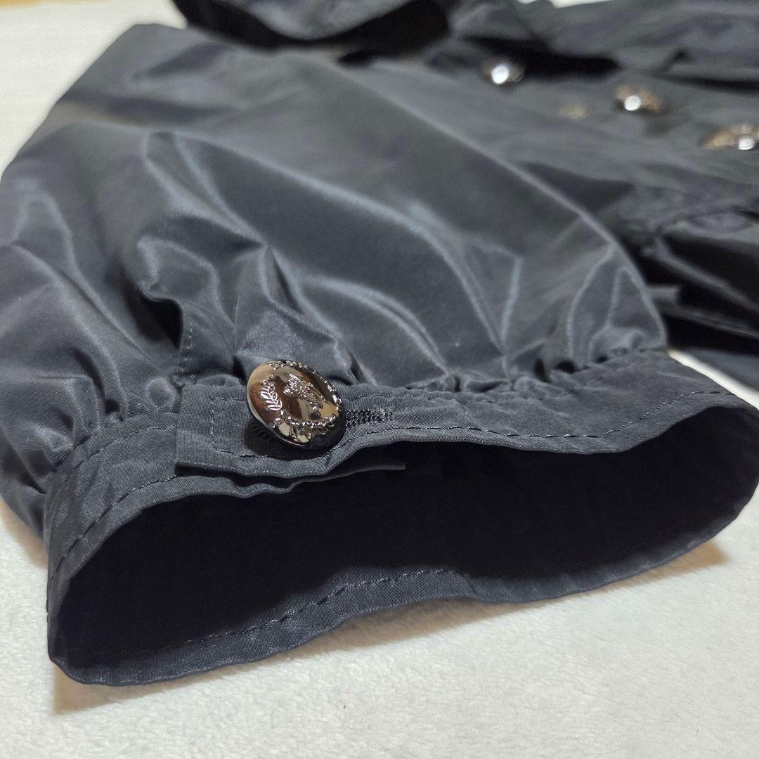 【極美品】BURBERRY ノバチェック ショートトレンチ 黒 M