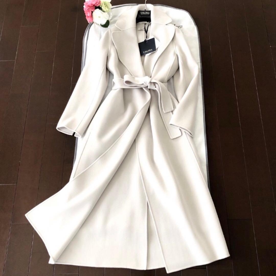 新品タグ付【'S MAX MARA】42PLODOクチートアマーノパールグレー