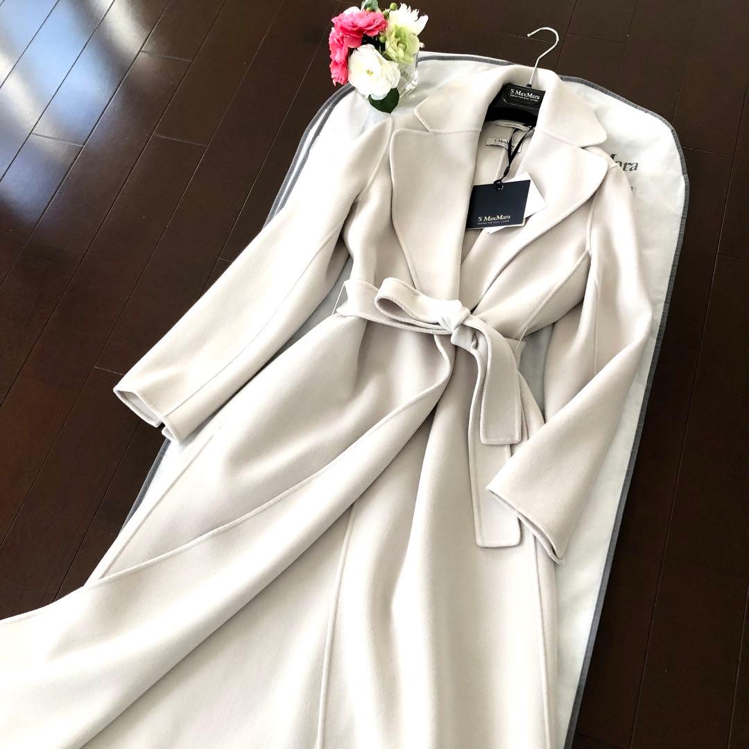 新品タグ付【'S MAX MARA】42PLODOクチートアマーノパールグレー