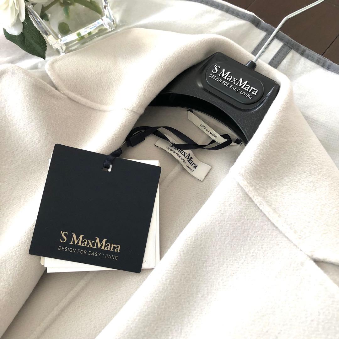 新品タグ付【'S MAX MARA】42PLODOクチートアマーノパールグレー