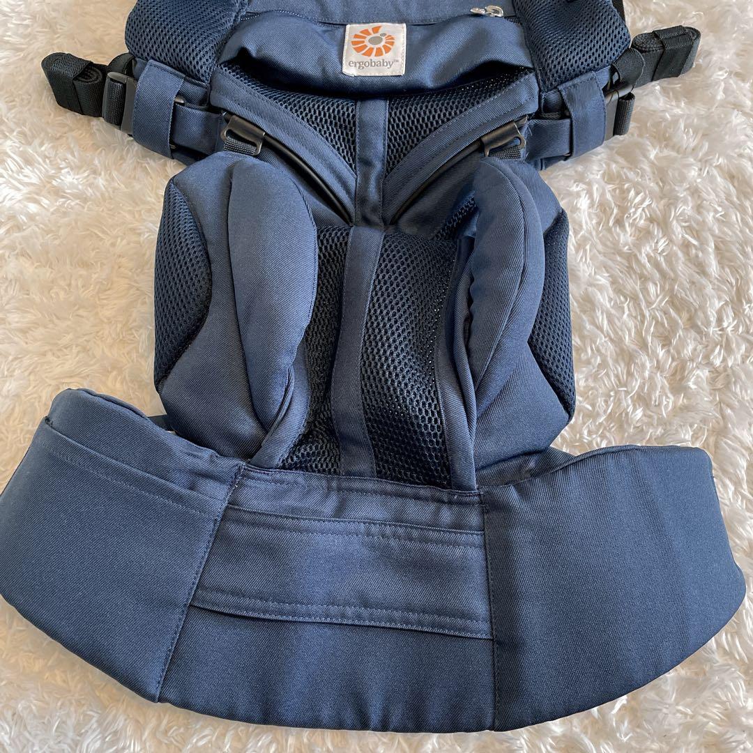 ergobaby OMNI 360 美品✨ネイビー抱っこ紐 新生児　ベルト付属