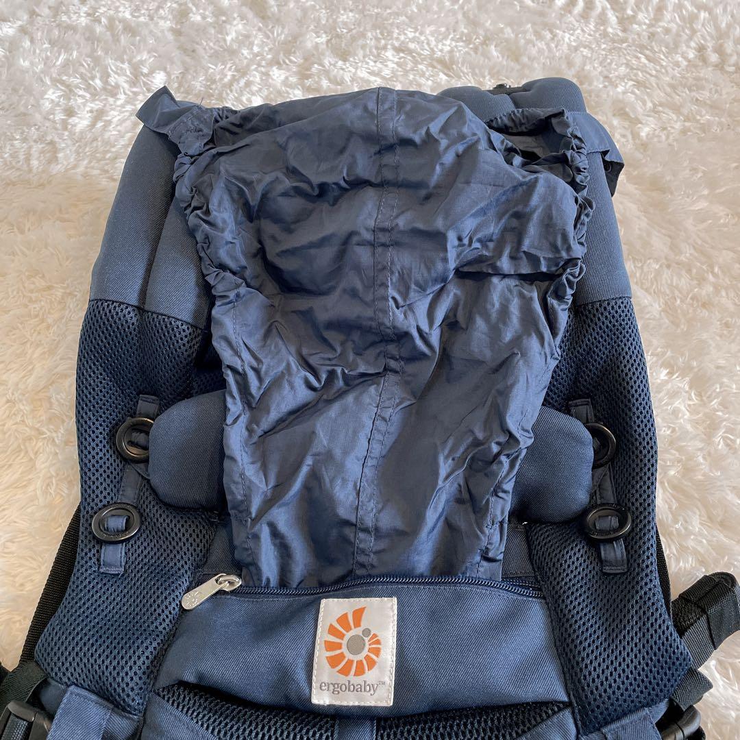 ergobaby OMNI 360 美品✨ネイビー抱っこ紐 新生児　ベルト付属