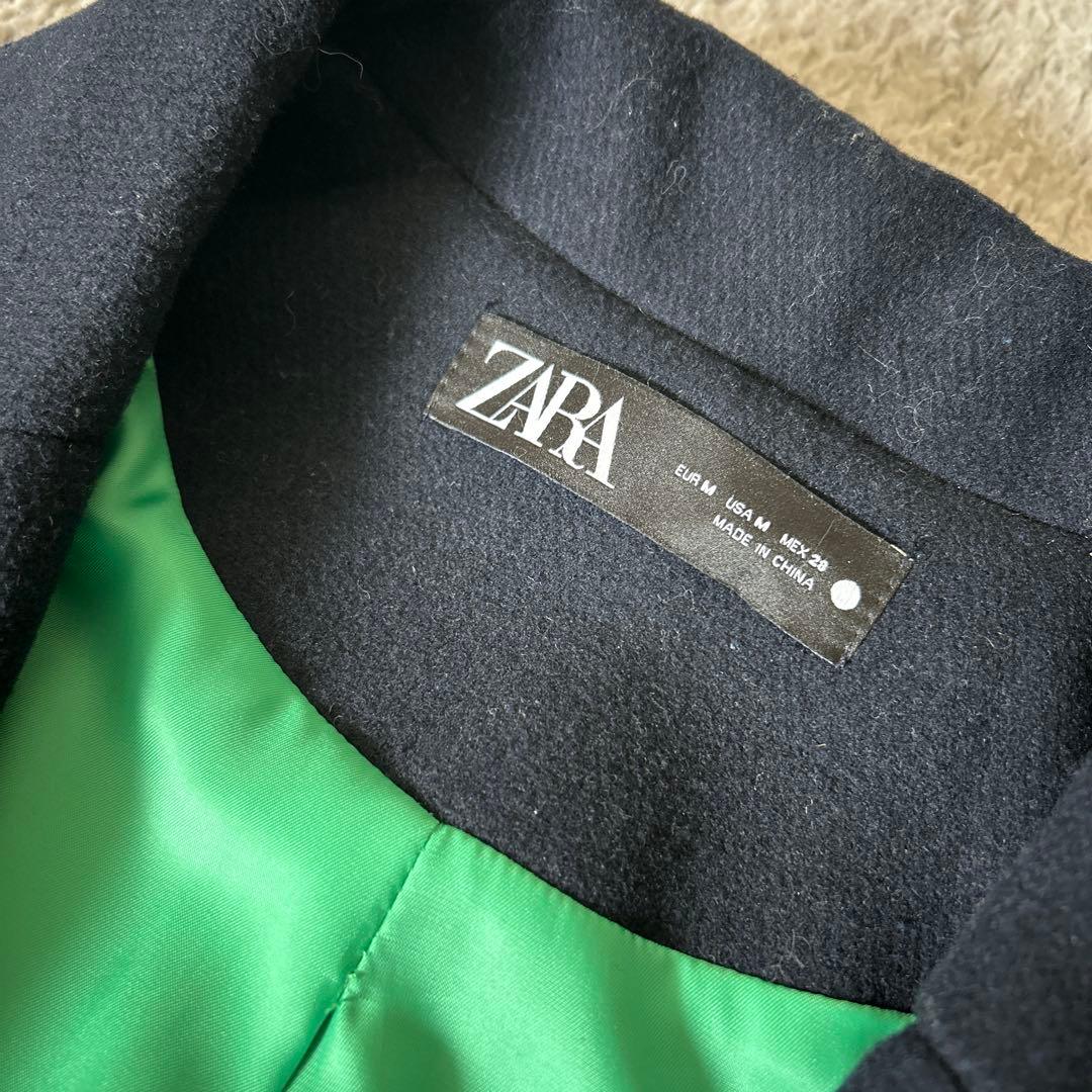 ZARA ネイビー マッチングボンバーコート　MA-1 Mサイズ