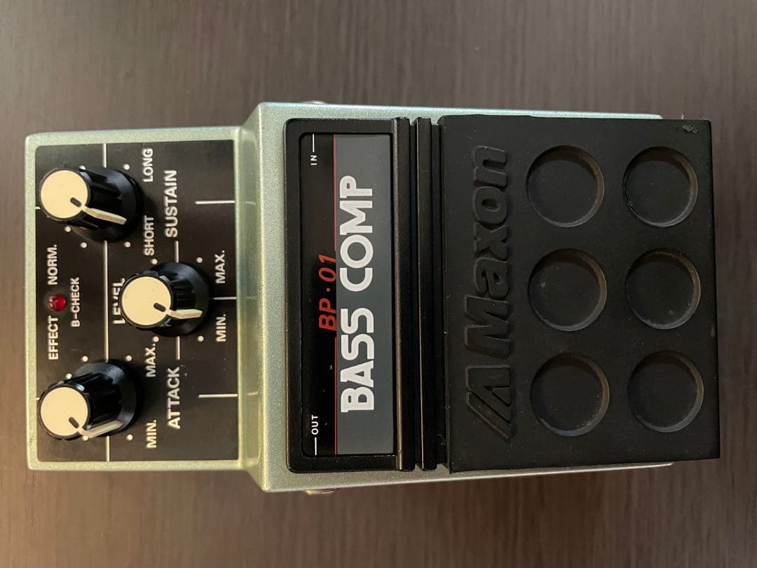 美品　80年代ビンテージ　Maxon BP-01 ベースコンプレッサー　日本製