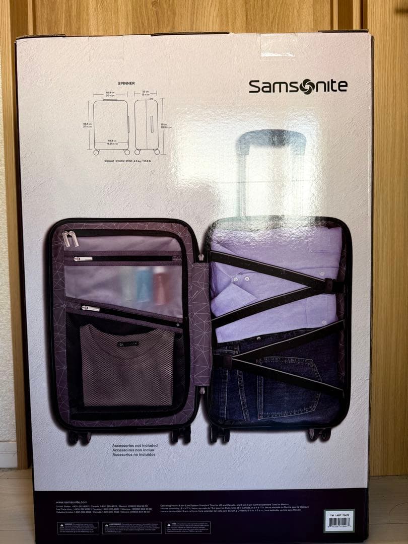Samsonite Lサイズ 75cm 1回使用 サムソナイト スーツケース