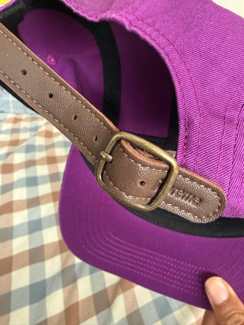 Supreme Washed Chino Twill Camp Cap 紫