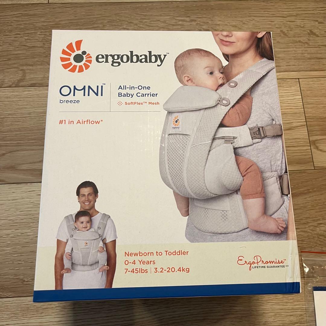 エルゴベビーergobaby OMNI 抱っこ紐 ナチュラルベージュ　パット付き