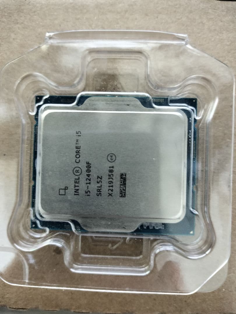 動作確認済 Intel Core i5-12400F 第12世代 LGA1700