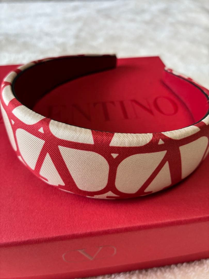 VALENTINO ヴァレンティノ ヘアバンド カチューシャRED