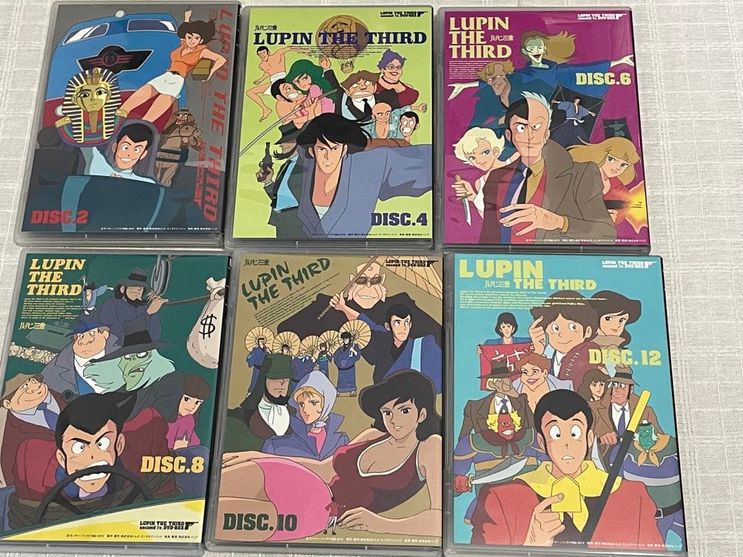 LUPIN THE THIRD second tv，DVD－BOX