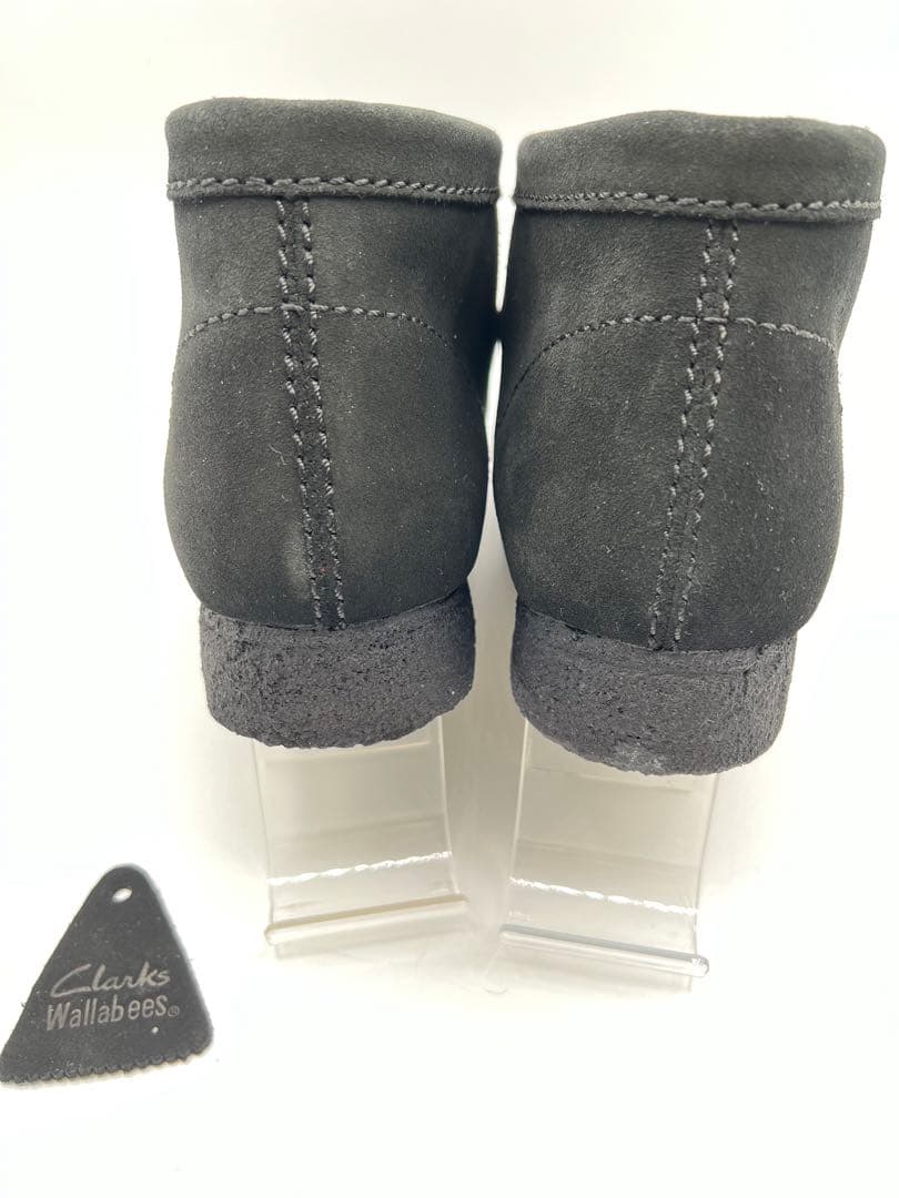 【クラークスClarksワラビーブーツ25.5cm】オリジナルズ　ブラック