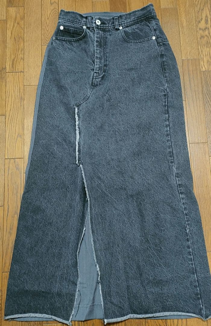 DENIM DOCKING COMBINE SKIRT　ameri