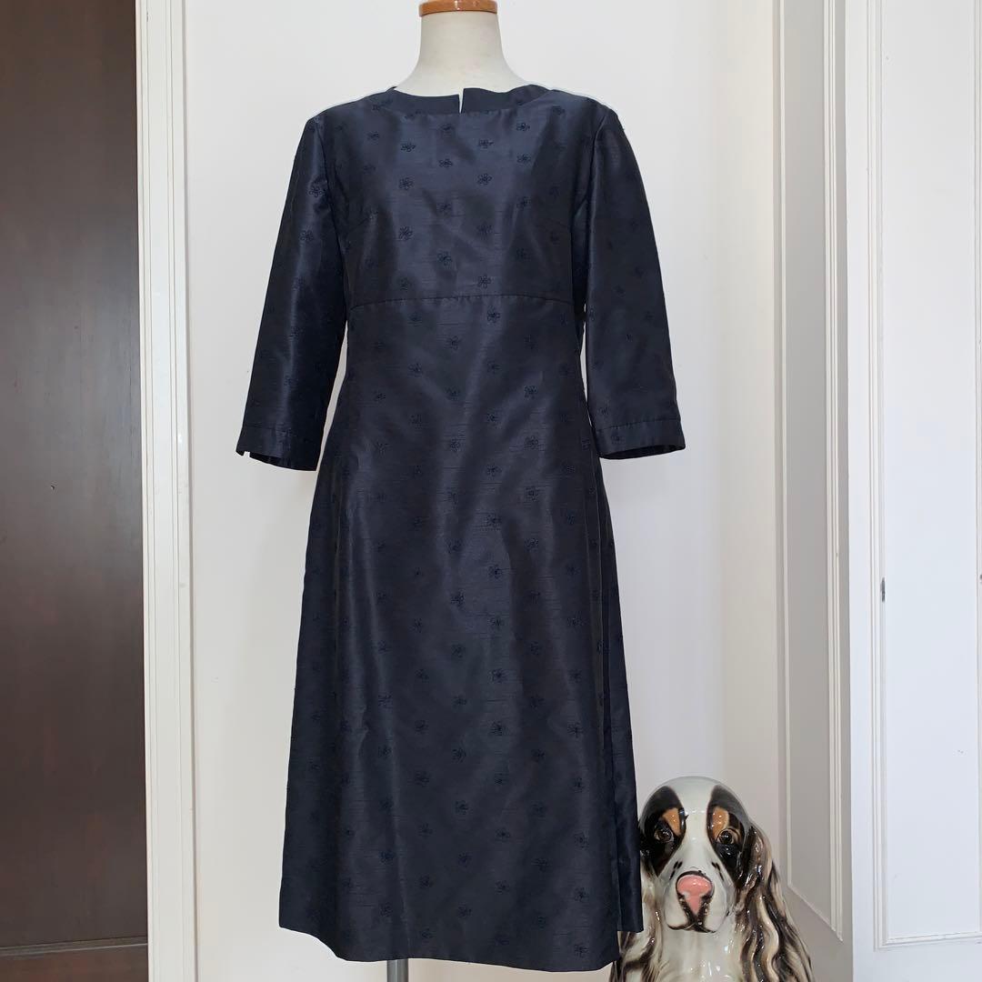 おはぎ 様La Mode BALENCIAGA 刺繍フォーマルワンピース40
