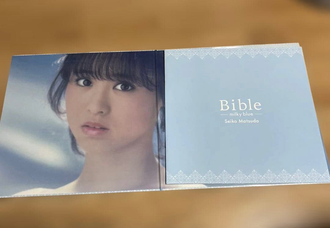 松田聖子　Bible -milky blue- レコード
