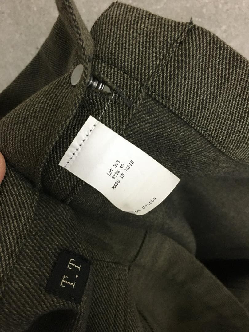 タイガタカハシ 美品 Lot.303 カバーオール ジャケット サージ グリーン