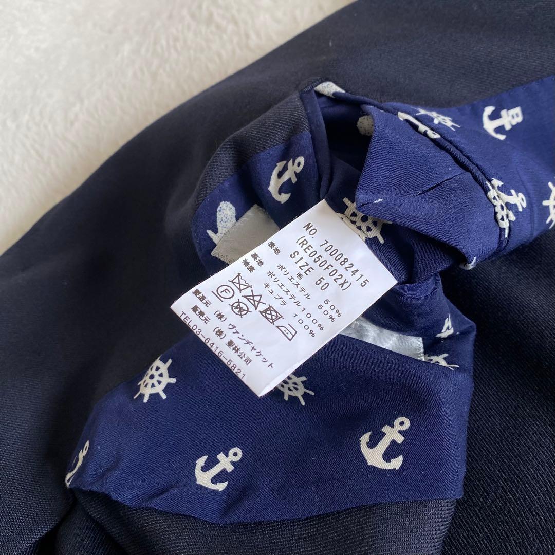 【美品】RINGJACKET VAN×BLUEBLUE ブレザー　銀ボタン　50
