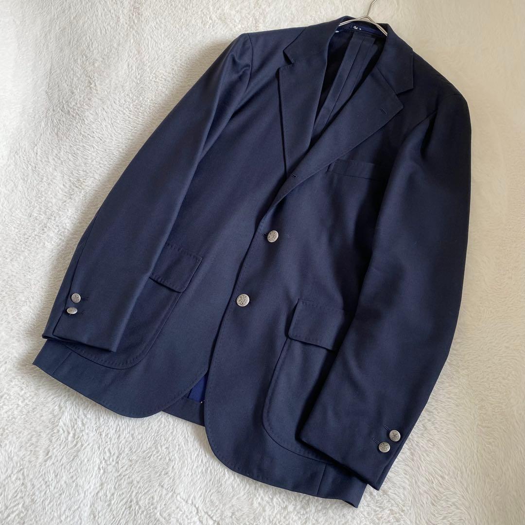 【美品】RINGJACKET VAN×BLUEBLUE ブレザー　銀ボタン　50