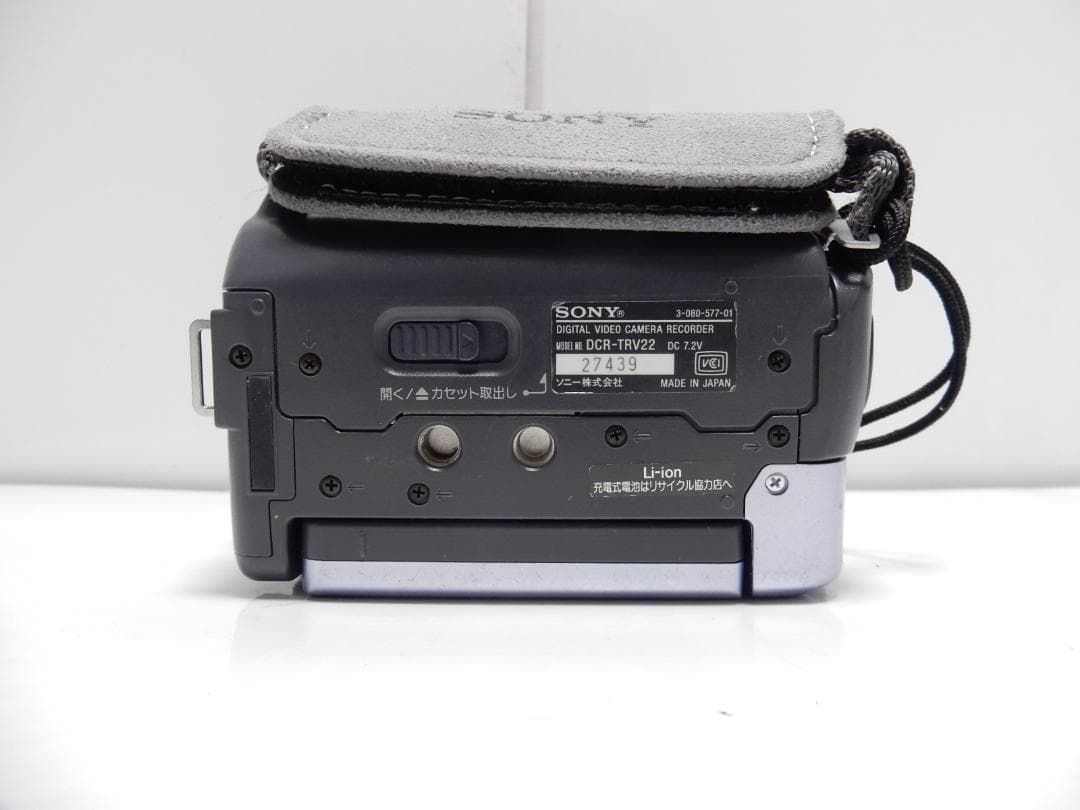 動作品　Mini DV　ソニーデジタルビデオカメラ　SONY DCR-TRV22