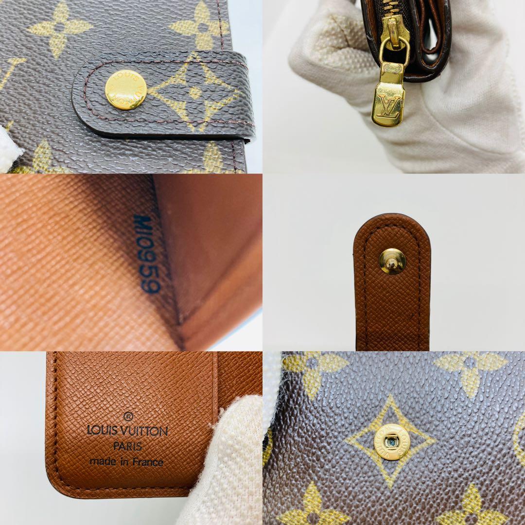 ルイヴィトン コンパクトジップモノグラム 財布 折財布 A967