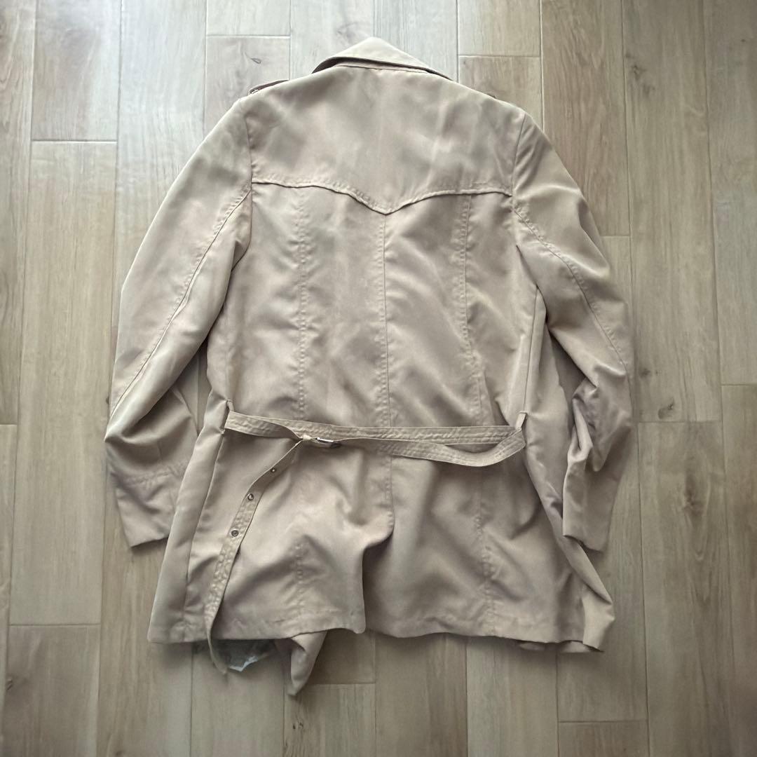 ALEXANDER McQUEEN ベージュトレンチコート Mサイズ レース
