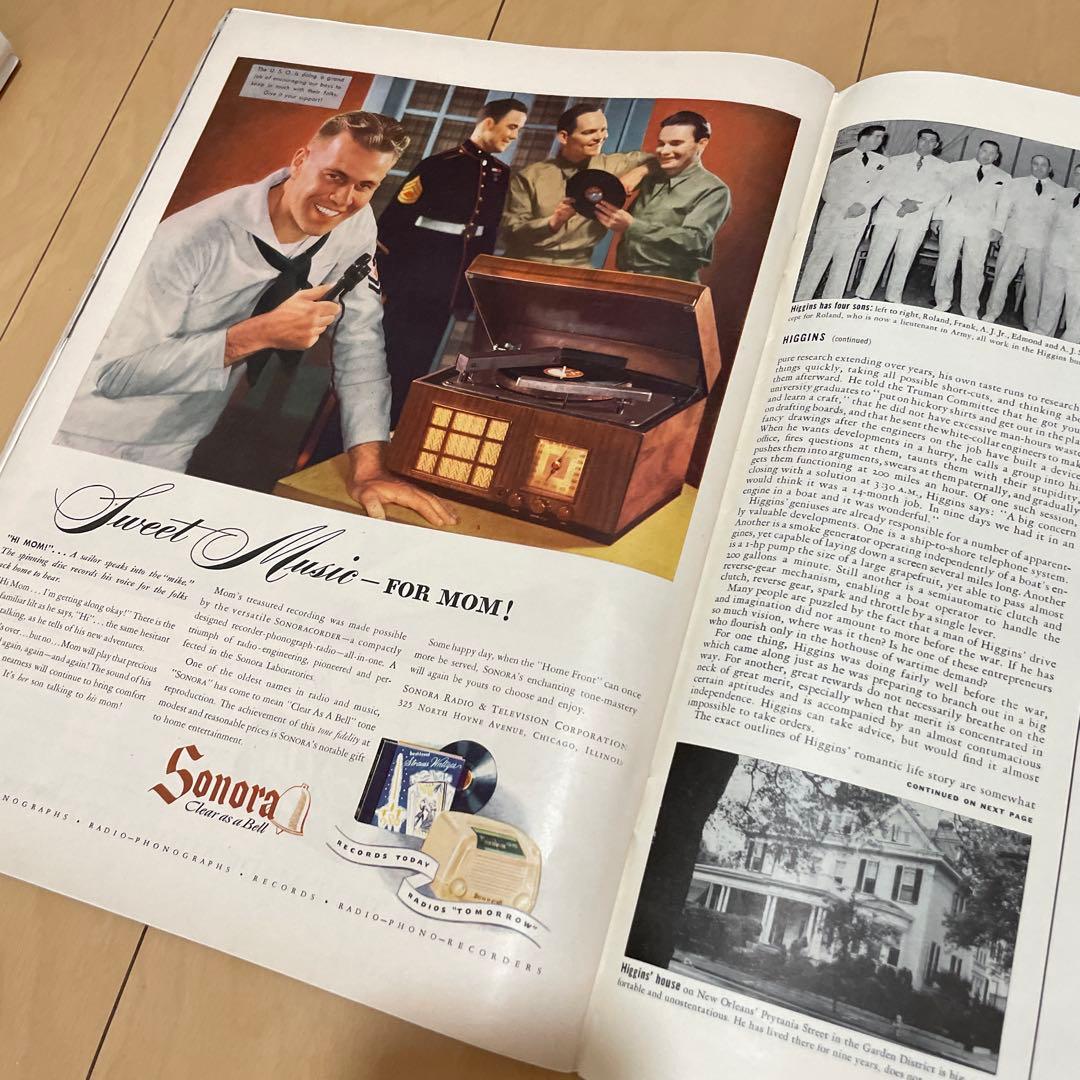 【希少】ライフマガジン 雑誌 LIFE 1943年8月16日号