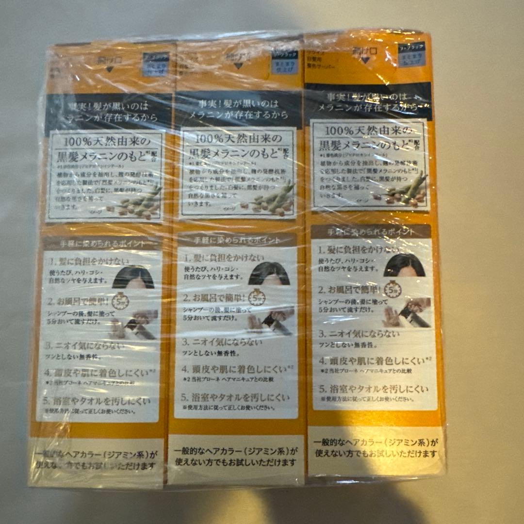 【新品】リライズ　白髪用髪色サーバー　リブラック　まとまり　つけかえ用　3個