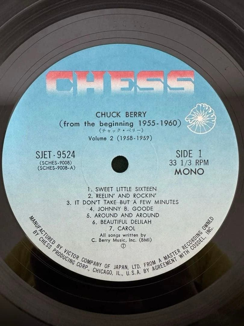 国内盤　CHUCK BERRY レコードBOX 帯付き盤極美品チャックベリー