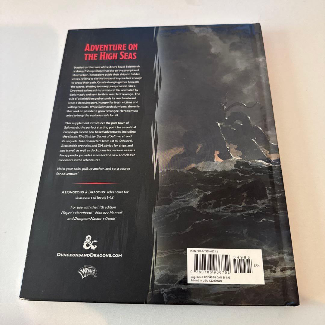 【絶版・初版】D&D 5e英語版 Ghosts of Saltmarsh 中古